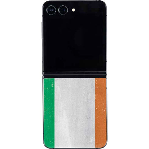 Ireland Flag Distressed Galaxy Z Flip5 5G Skin
